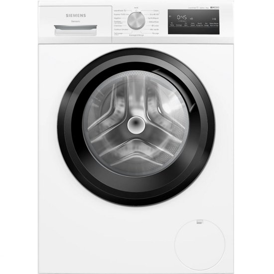 SIEMENS WM14N248FR Lave-linge hublot IQ300 - 8 kg - Induction - L60cm - 1400 tr/min - Zwart