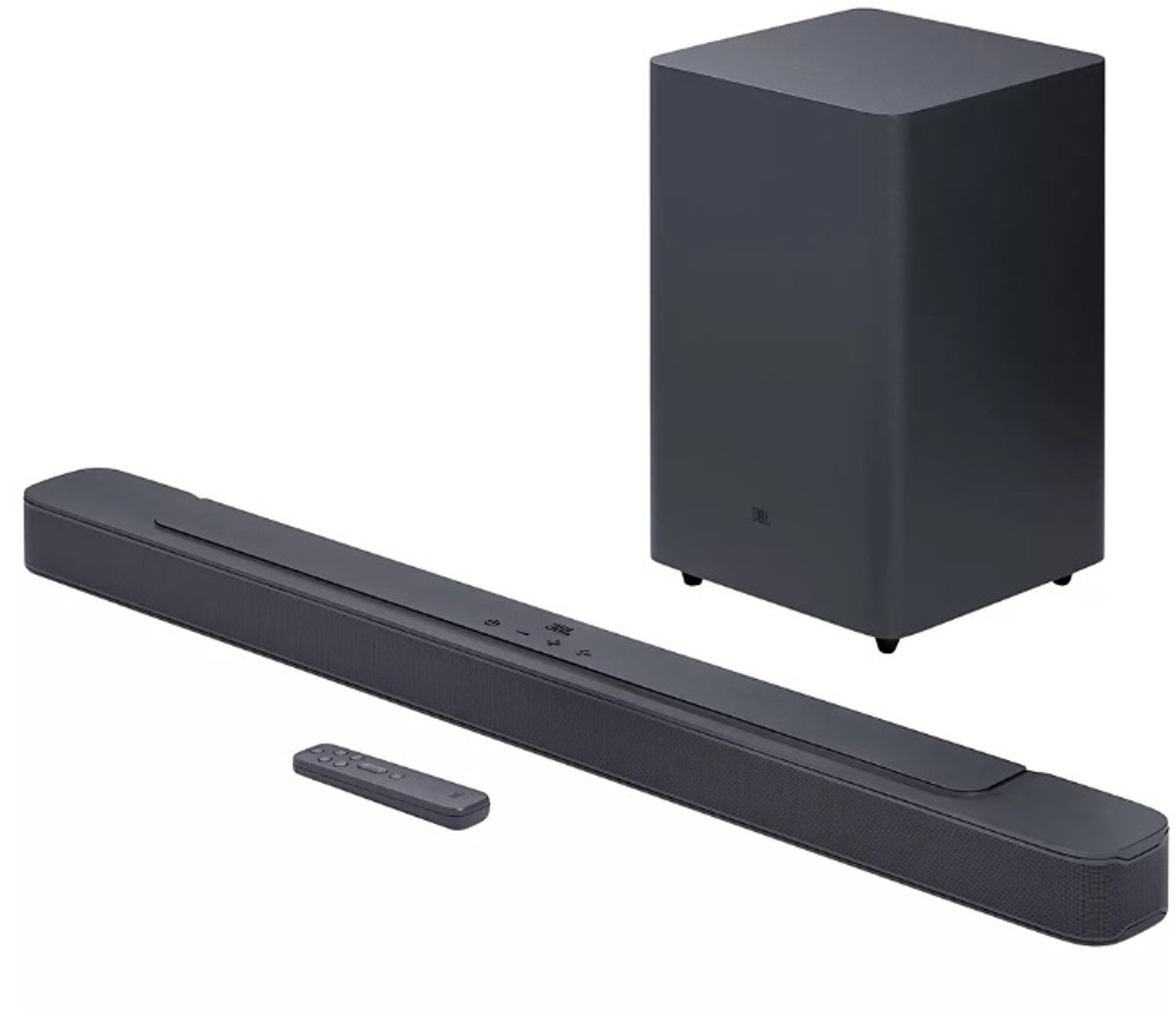 JBL Bar 2.1 - Soundbar met Draadloze Subwoofer geschikt voor TV - Deep Bass (MK2) - Zwart - JBL - €303,00