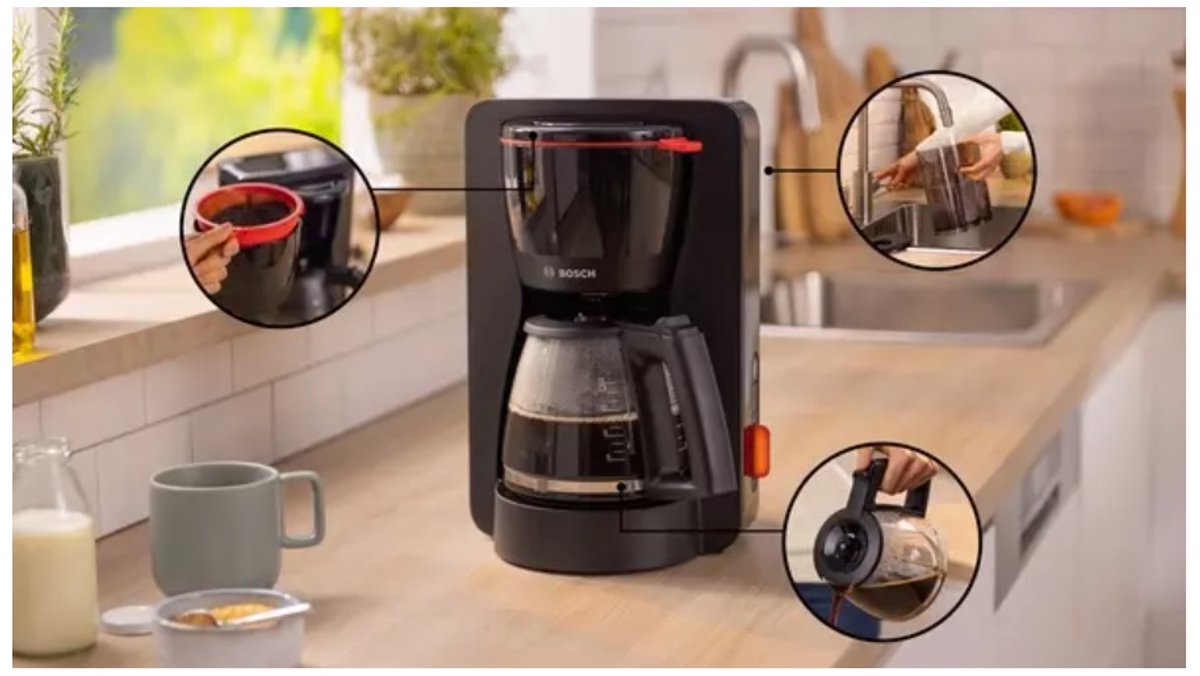 Bosch TKA3M133 MyMoment - Koffiezetapparaat - met instelbare koffiesterkte - Zwart thumbnail 4