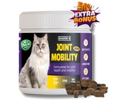 Joint Cat XXL pot - Gewrichtssupplement voor katten - Bij artrose en gewrichtsklachten kat - Tegen pijn bij springen, bewegen of klimmen - 50% extra inhoud - Genoeg voor 6 maanden