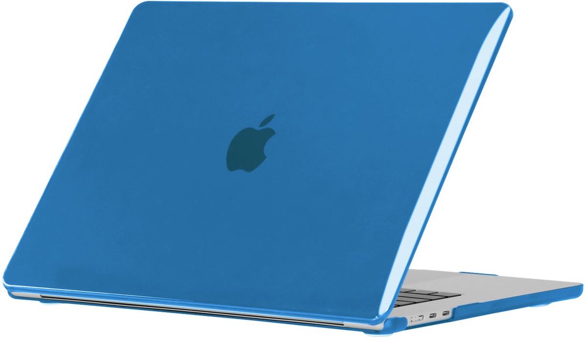 Mobigear Laptophoes geschikt voor Apple MacBook Air 13 Inch (2022-2026) Hoes Hardshell Laptopcover MacBook Case | Mobigear Crystal Case - Donkerblauw - Model A2681 / A3113 / A3240 / A3449