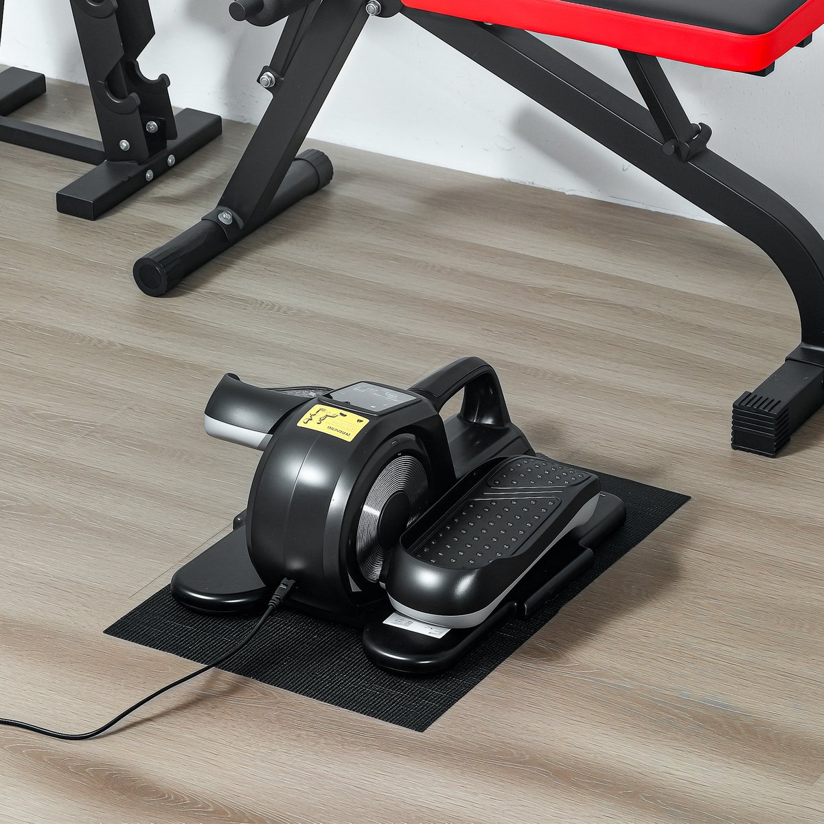 SPORTNOW-Mini-Ellipsentrainer-Stahl, Kunststoff-45L x 38B x - afbeelding 3