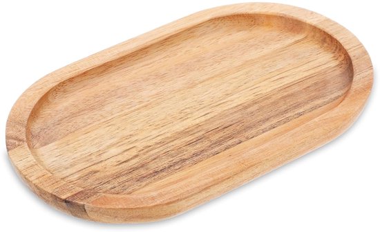 Hanobe Houten dienblad: rond verbrand hout helder decoratief kaarsen rustieke decoratieve tafelbladen vintage klein dienblad voor keukendecoratie voetenbank