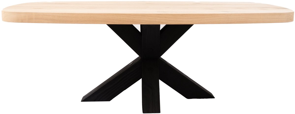 Blackwood Tafels - Puur Massief Eiken Salontafel - Deens Ovaal - Behandeld - Matrix Poot