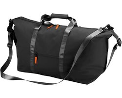 Princess Traveller PT-01 - Weekendtas - Pitch black (Zwart) - duurzaam GRS-materiaal – verstelbare schouderband – ruim hoofdvak