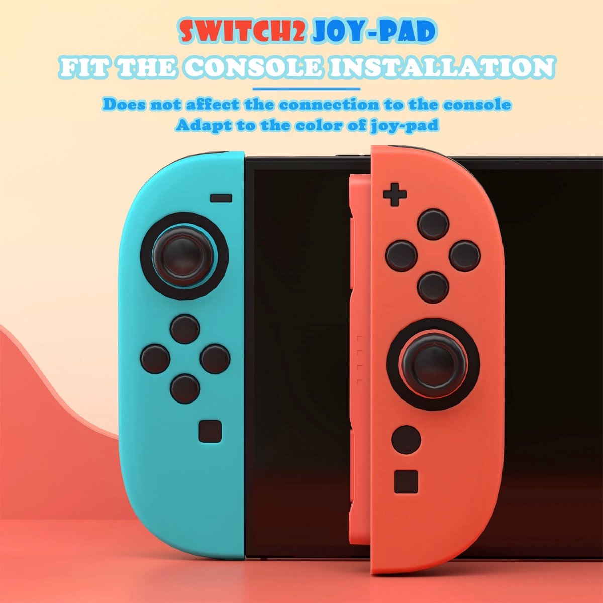 ATXAN Controller Beschermhoes – Beschermhoes voor Nintendo Switch 2 Controllers – Geschikt voor meerdere controllers – Oranje en blauw
