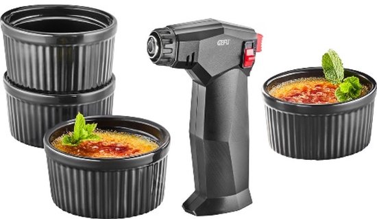 Lacor 68968 Profi Gasbrenner, Piezozündung, Einstellbare Flamme
