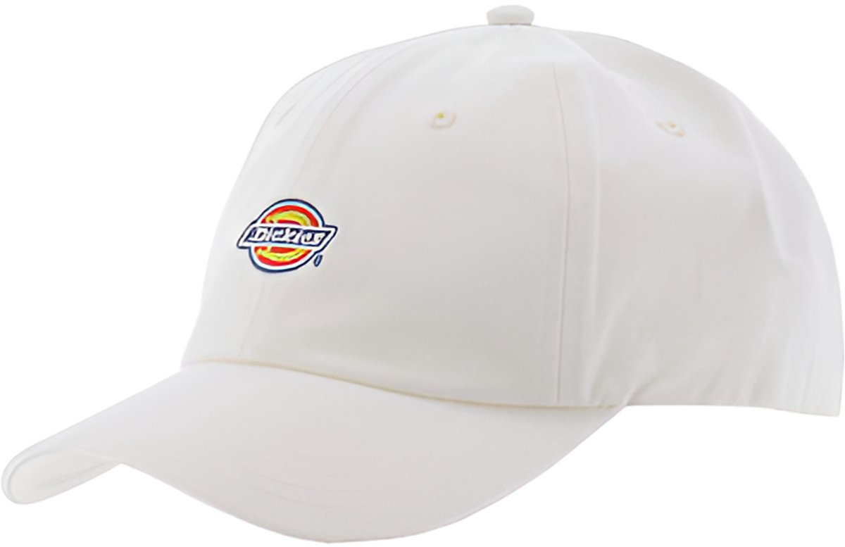 Dickies Hardwick Pet – Gebogen Klep – Unisex Baseball Cap – Verstelbaar – One Wit