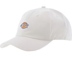 Dickies Hardwick Pet Wit – Gebogen Klep – Unisex Baseball Cap – Verstelbaar – One Size - Unisex