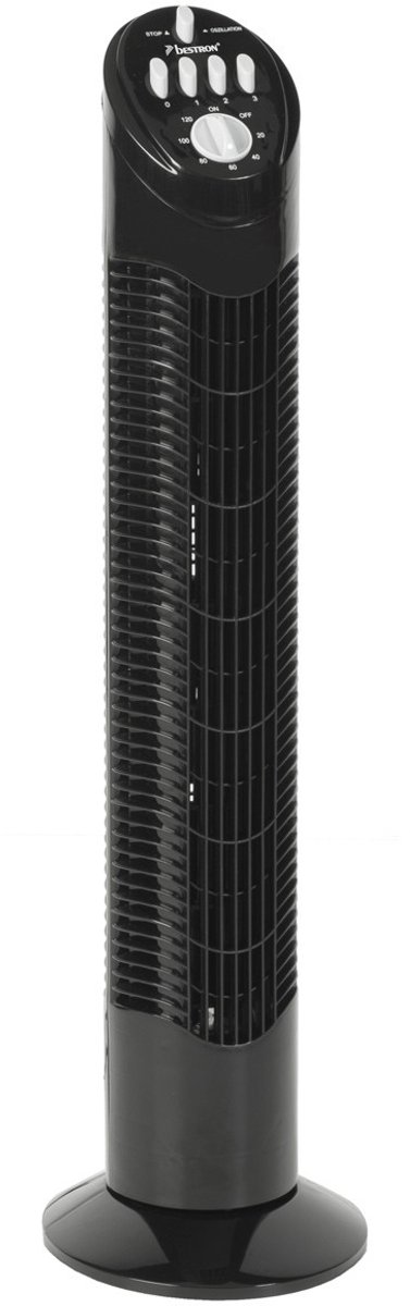 Bestron AFT760Z - Torenventilator - Zwart