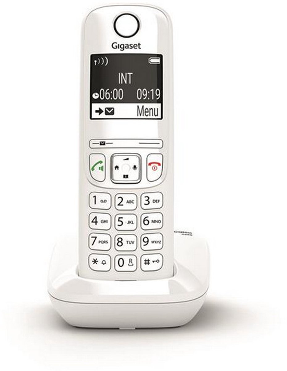 Landline Telephone Gigaset AS690 White - NIET GESCHIKT VOOR BENELUX, GEEN NUMMERHERKENNING!
