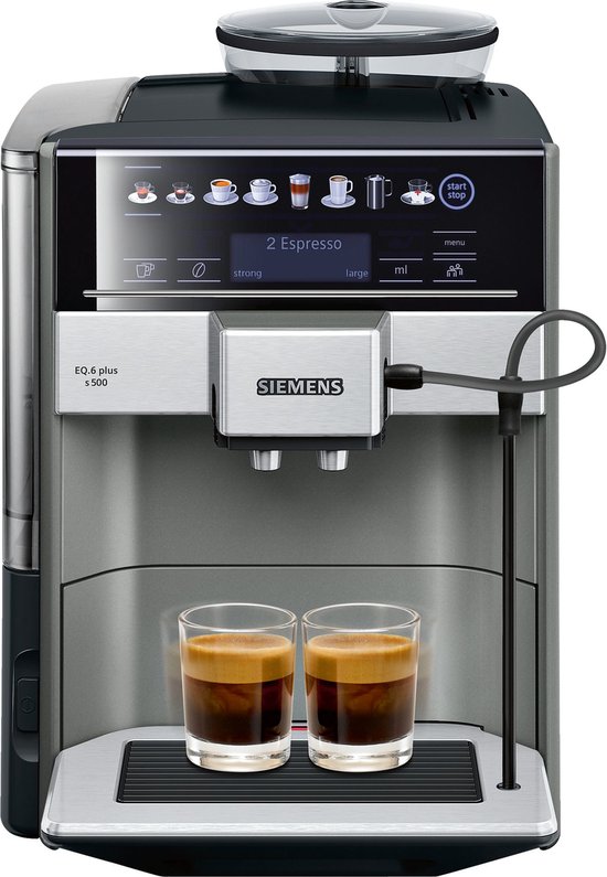 Siemens EQ6 Plus S500 TE655203RW - Volautomatische espressomachine - Siemens - €688,95