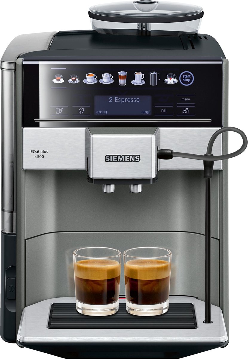 Siemens EQ.6 Plus s500 TE655203RW - Volautomatische espressomachine