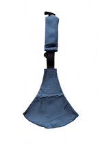 Peuter draagzak - Kinder draagzak - Blauw - voor Baby's en Peuters tot 15kg - Katoen -Schouder en Heupdrager - Opvouwbaar en Comfortabel - Baby- en Peuter Artikelen