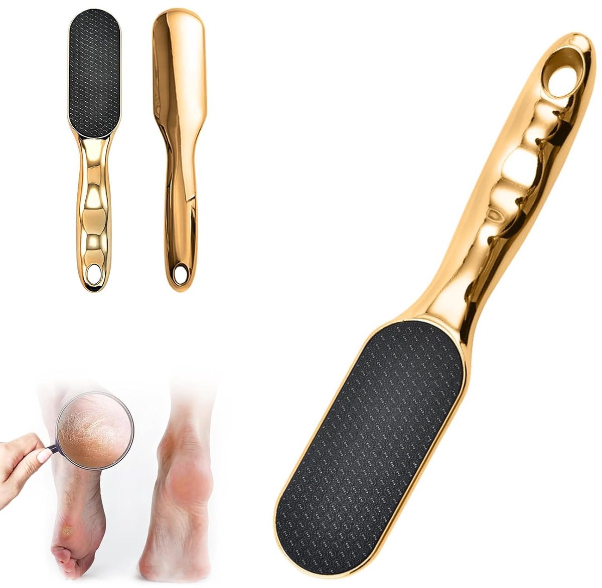 Voetvijl van nano-glas - Professionele eeltverwijderaar en pedicure-tool van Veinsgrain