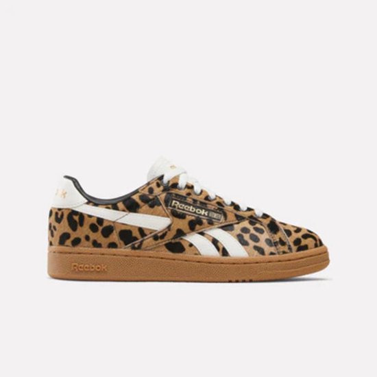 Reebok CLUB C GROUNDS Dames Sneakers - cheetah | bol