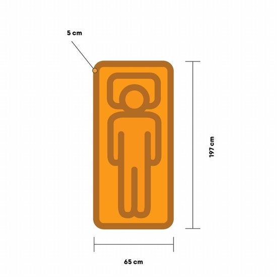 Exped Versa 1R LW - Slaapmat - Lichtgewicht - Handpomp van Merkloos — afbeelding 4