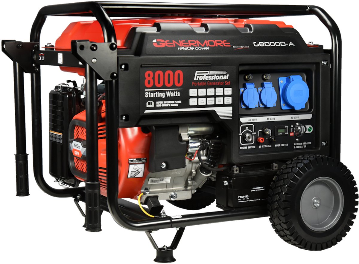 Genermore G8000D-A aggregaat 8,0kVa