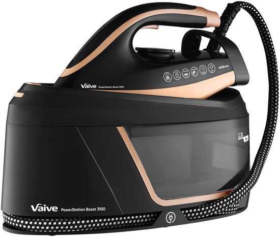 VAIVE PowerStation Boost 3100 Stoomstrijkijzer met Stoomgenerator - Strijkijzer - Iron - Stoomstrijkijzers - 3100W - Station - 2L Watertank