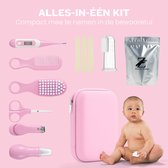 ZoeZo Design - Coffret de soins Bébé - Rose - Coffret cadeau 8 pièces - Produits de soins pour Bébé - Set de manucure et ongles complet - Cadeau de maternité Perfect - Kit de soins
