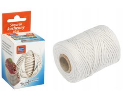 Ravi Serie - Katoenen Keukentouw - 40m - Witte Kleur - Voedselveilig