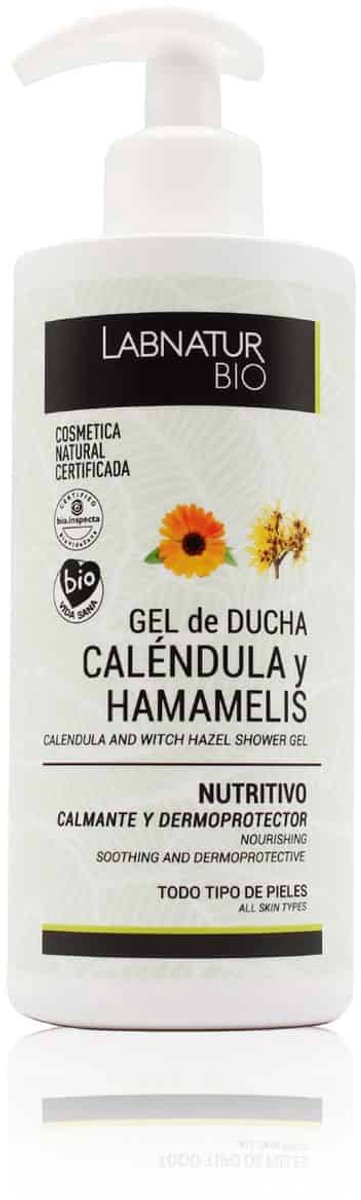 Biologische Douchegel met Calendula & Toverhazelaar – Verzachtend voor