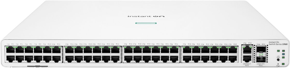 Aruba Instant On 1960 - Netwerk Switch - Managed - 2 SFP+ Poorten - 48-Poorten - L2+