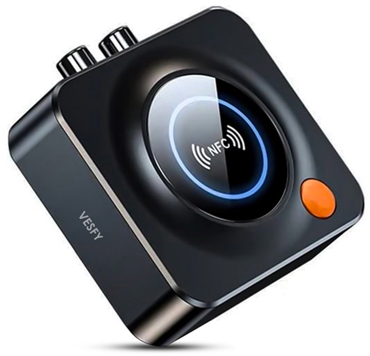 Vesfy Bluetooth 5.1 Ontvanger met NFC - AUX & RCA Audio Adapter - Voor Auto, Versterker & Speakers