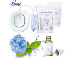 Yoni iYone Steam Bundel - Vaginale Stoombad - Olie Roos - Kruiden Foam