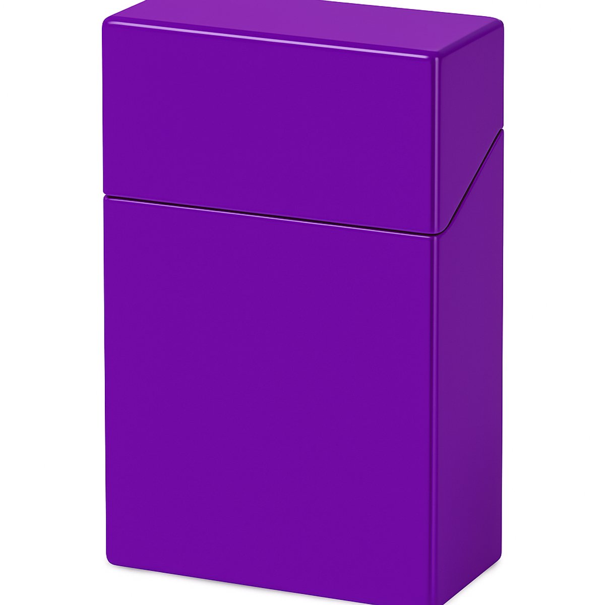 Goedkoopste Stijlvolle Sigarettendoos Van Kuststof I Sigarettendoosje I Sigarettenhouder I Sigaretten Box I Waterdicht I Druk Opening I 20 Sigaretten I Paars