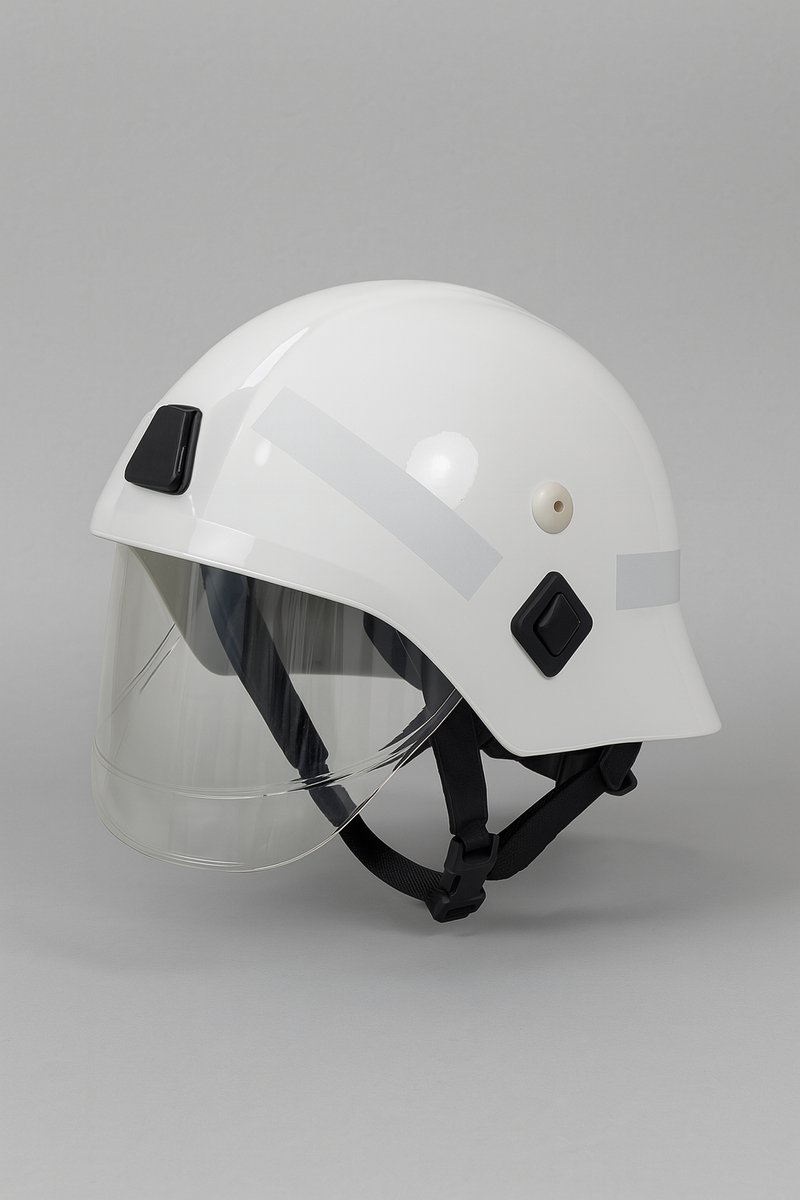 Schuberth F220 Brandweerhelm – EN 443 Klasse 2 – Met Vizier en Lamphouder – Wit