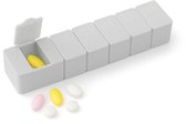 Pillendoosje I Pillendoos 7 Dagen I Medicijn doosje I Pil Box I 1 Week I Met Dagindeling I Grijs