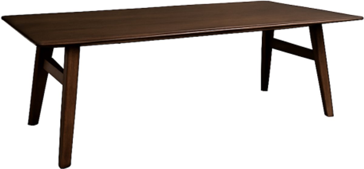 Tower Living rechthoekig eettafel Aura acaciahout 240x100 cm - Espresso Bruin
