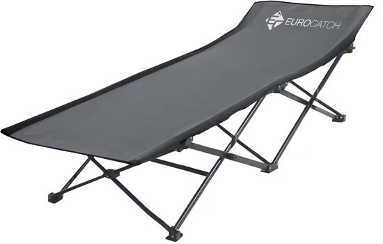 Eurocatch Opvouwbaar Veldbed - Festival bed - Camping bed - Kampeerbed - Grijs van Eurocatch — afbeelding 2