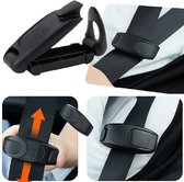 Autogordel Versteller I Gordelclip I Gordelversmaller I Gordelbeschemer I Veiligheidsgordelclip I Autogordel Clip I Verstelbaar I 1 Stuk I Zwart