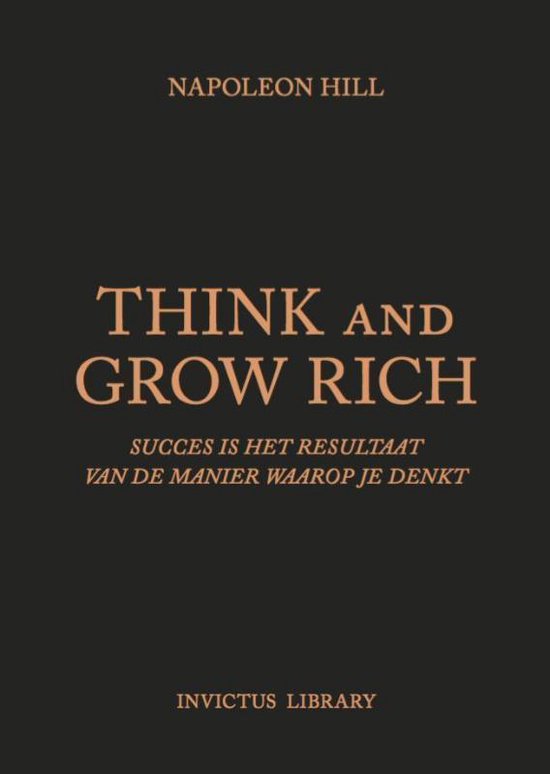 Boekomslag voor Invictus Library - Think and Grow Rich