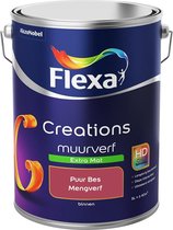 Flexa Creations Muurverf - Extra Mat - Mengkleuren Collectie - Puur Bes  - 5 liter