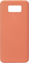 ADEL Premium Siliconen Back Cover Softcase Hoesje Geschikt voor Samsung Galaxy S8 - Oranje