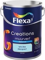 Flexa Creations - Muurverf Zijde Mat - Mengkleuren Collectie - Iets Zee  - 5 liter