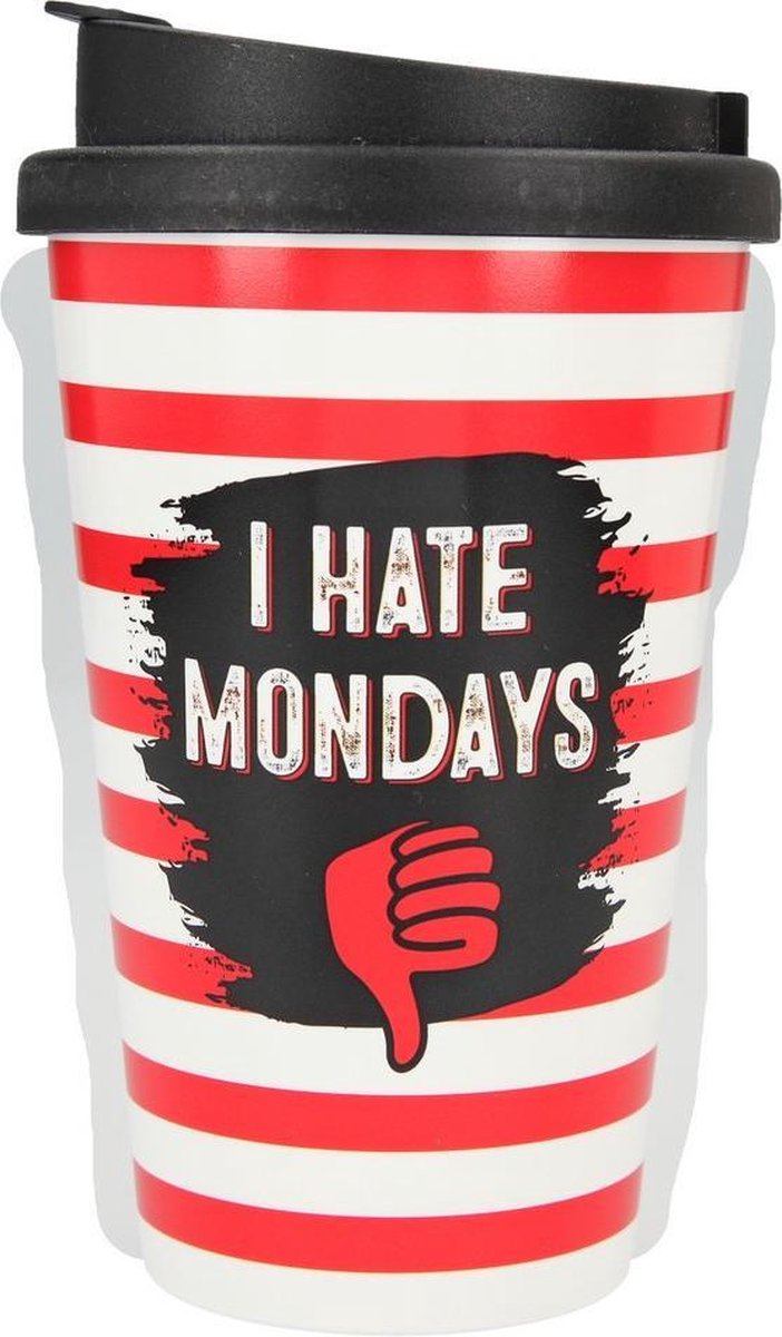 Depesche Drinkbeker To-Go I Hate Mondays