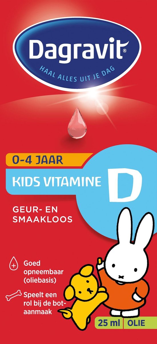 Dagravit D olie - Vitaminen - 25 ml |