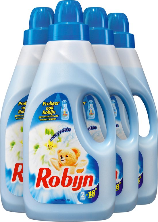 Robijn Classics Morgenfris Wasverzachter - 4 x 18 wasbeurten - Voordeelverpakking