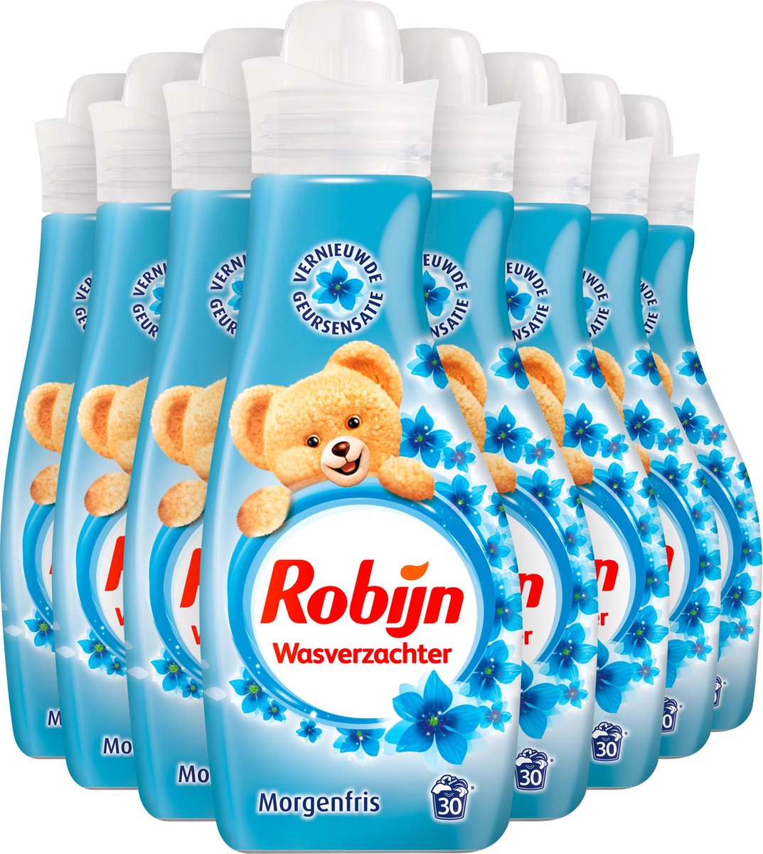 Robijn Morgenfris Wasverzachter - 8 x 30 wasbeurten - Voordeelverpakking