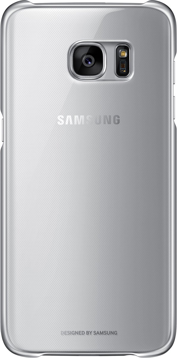 Samsung Clear Cover voor Samsung Galaxy S7 Edge - Zilver
