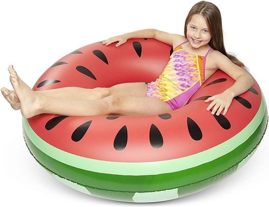 Beschrijving Planeet majoor Opblaasbare watermeloen zwemband 120 cm - XXL - Zwembenodigdheden -  Zwemringen -... | bol.com