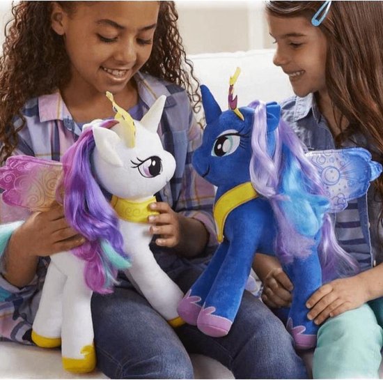 kunst matig Reden Pluche witte My Little Pony prinses Celestia knuffel 35 cm speelgoed -  Eenhoorn met... | bol.com