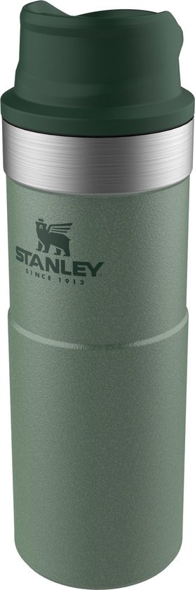 Stanley Classic Trigger-Action Thermosfles - 470 ml - RVS/Groen