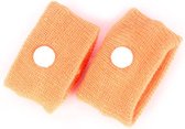 1 paire Anti mouvement de maladie Bracelets - Anti Nausées Bracelet - Anti Nausées Bracelet - Bracelet Anti Steam - Anti Nausées Bracelet - Oranje