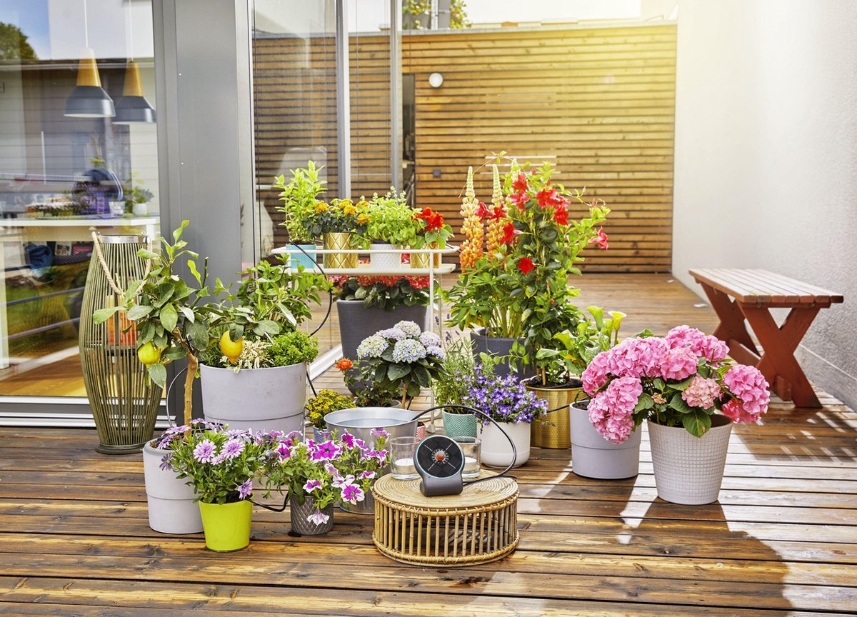 Gardena AquaBloom kit d'arrosage - Noir