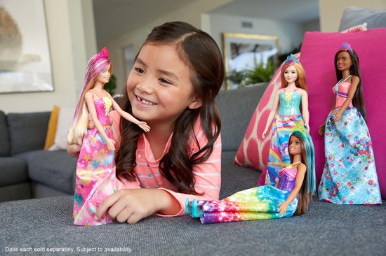 Barbie Dreamtopia Prinses Blond/Roze haren - Barbiepop - Barbie